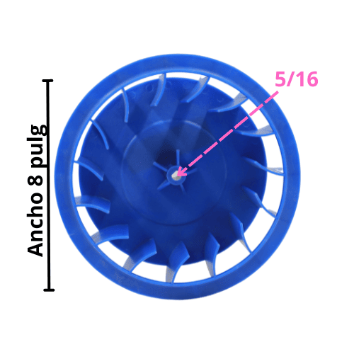 Turbina De Ventana Mirage 20 X 7 Cm - 12100103000086