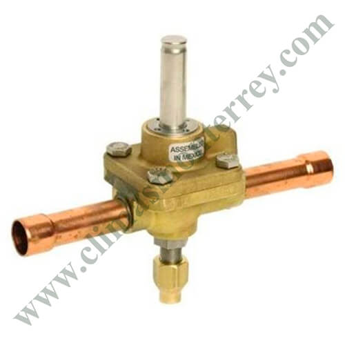 Valvula de Solenoide Emerson Serie 240RA, para 1 1/8, Conexion Soldable, Sin Operador Manual - 240RA9T9