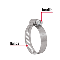 Bolsa con 10 abrazaderas reforzadas # 24, 1-1/4 - 2' - AB-24 / 44239