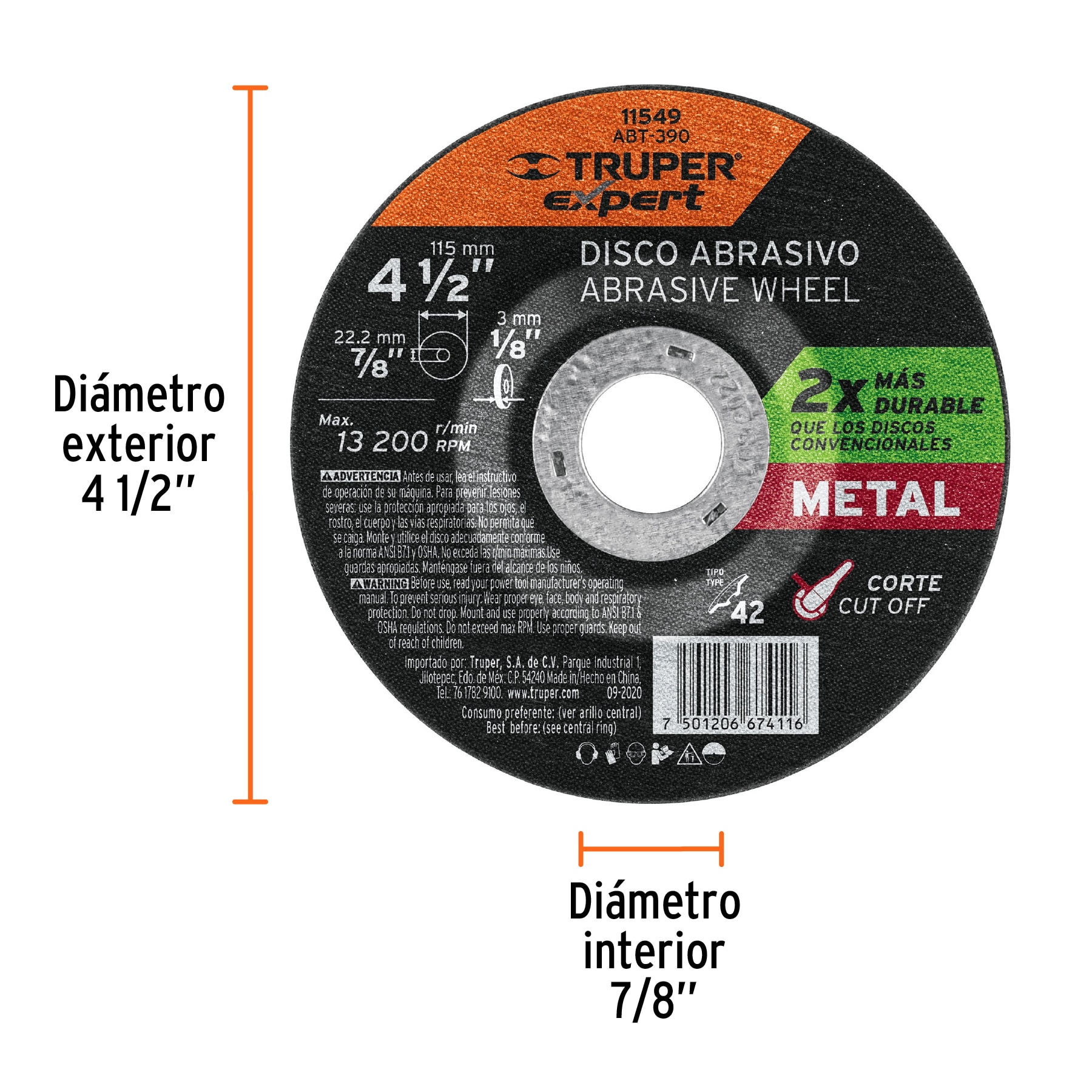 disco-corte-metal-tipo42-diámetro-4-1-2-alto-rendimiento-abt-390-11549