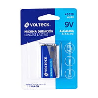 Pila alcalina 9v, blister, Volteck - AL-9V / 46319