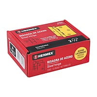 Bisagra cuadrada 2-1/2',acero latonado, redonda - BC-251R / 43231