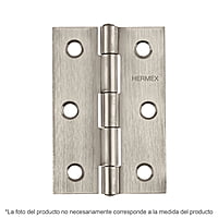 Bisagra rectangular 1-1/2', acero inoxidable - BR-154 / 43200