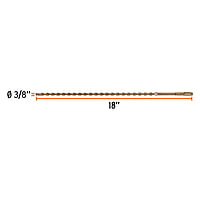 Broca SDS Plus 3/8 x 18' - BS-3/8X18 / 11277