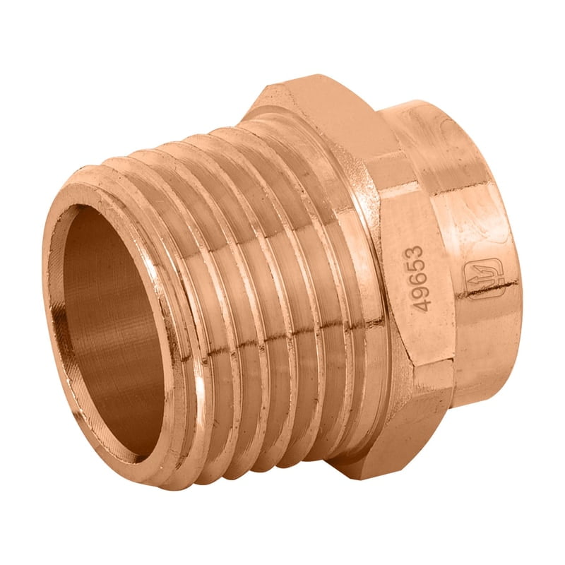 Conector de cobre, rosca exterior 1-1/4' - CC-614 / 48895