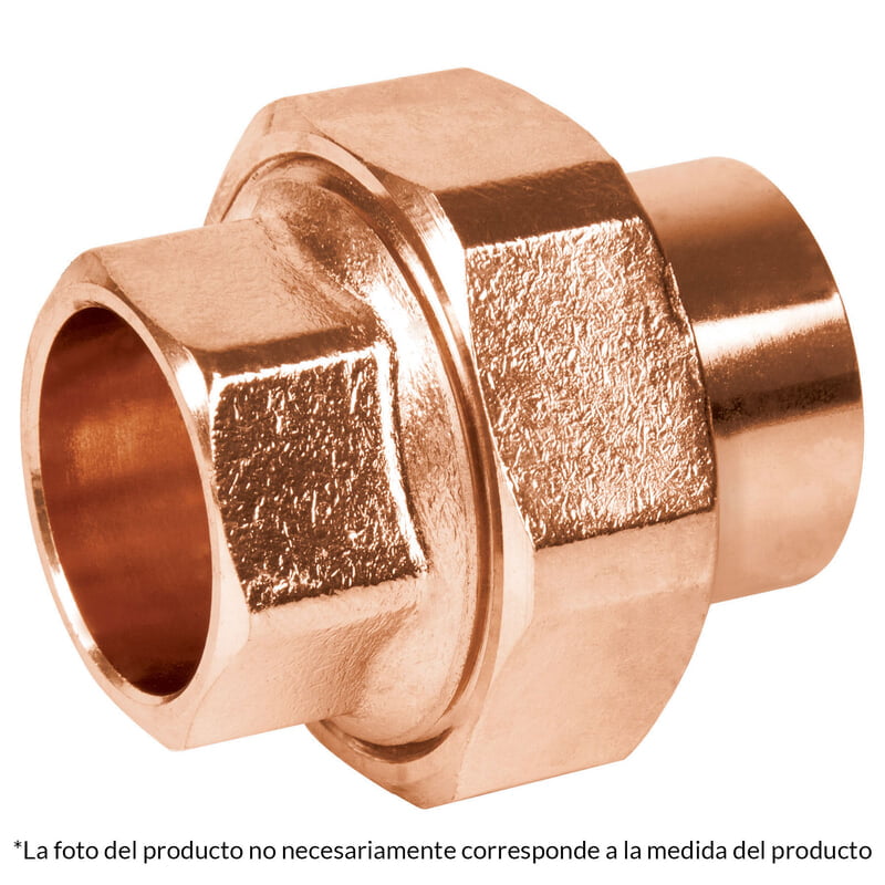 Tuerca unión, cobre a rosca externa, 3/4' - CC-972 / 49660