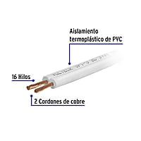 metro-de-cordón-dúplex-flexible-spt-18-awg-en-carrete-500-m-cdu-18-500-40045