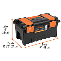 Caja para herramienta de 19' con compartimentos - CHA-19NC / 11143