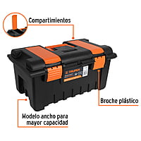 Caja para herramienta de 22' con compartimentos - CHA-22NC / 11145