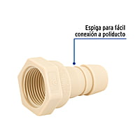 Adaptador inserción rosca interior, 3/4' x 3/4' - CM-602 / 48581