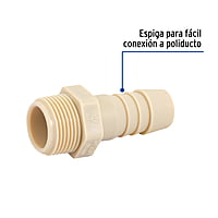 Adaptador inserción rosca exterior, 3/4' x 3/4' - CM-613 / 48575