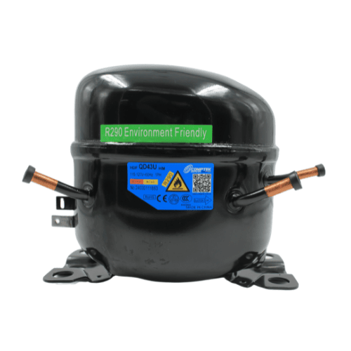 Compresor COMPTEK QD43U, para gas r290a, comercial (MHBP) 1/5 HP, 120V, 60Hz