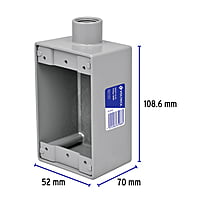 Condulet 1/2' conexión tipo FS, Volteck - COLET-1/2-FS / 46985