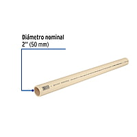 Tubo de 3 m de CPVC de 2' hidráulico RD 11, Hidroflow - CPVC-006 / 45562