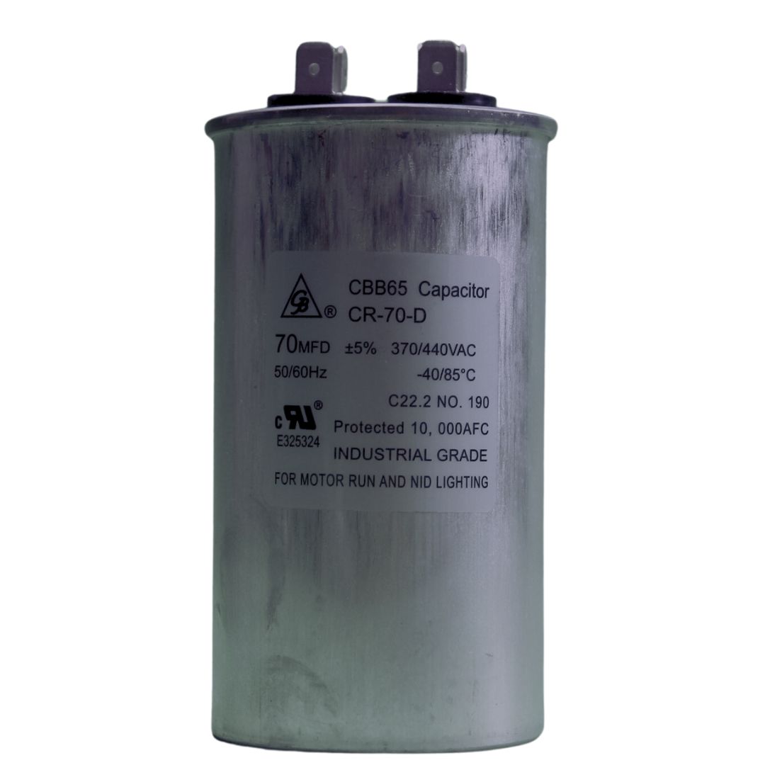 Capacitor De Trabajo 70Mfd 370/440V Barreto) - Cr-70-D