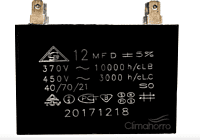 Capacitor Ventilador 12 Mf 370 / 450 Vac - Ct-12