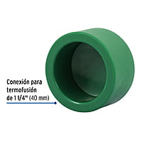 Tapon de PPR, 1-1/4', 40mm - CV-364 / 45456