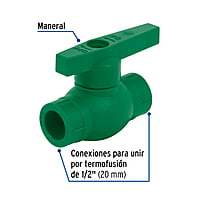 Válvula de esfera, PPR, 1/2' - CV-ES-1/2 / 41983