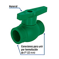 Válvula de esfera, PPR, 1' - CV-ES-1 / 41985
