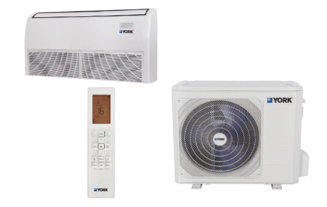 Set Minisplit YORK Piso Techo Inverter 2 Ton. 220/1/60 20 SEER Solo Frio - YFJE24BZTMCMORX