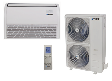 Set York MINISPLIT PISO TECHO - INVERTER 60MBH 220/1/60 16SEER FRÍO-CALOR - YFKE55BZTMCMORX