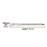 Extensión de 6' para matraca para dados cuadro 1/4' - E-4761 / 13915