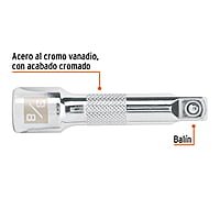 Extensión de 3' para matraca, para dados cuadro 3/8' - E-5260 / 13663