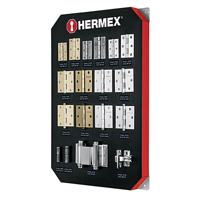 Exhibidor Hermex con bisagras - EX-HE-BI / 56362