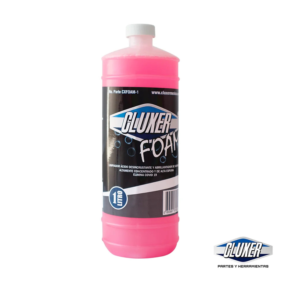 Foam Limpiador Desincrustrante 1 Litro / Cluxer - CXFOAM-1