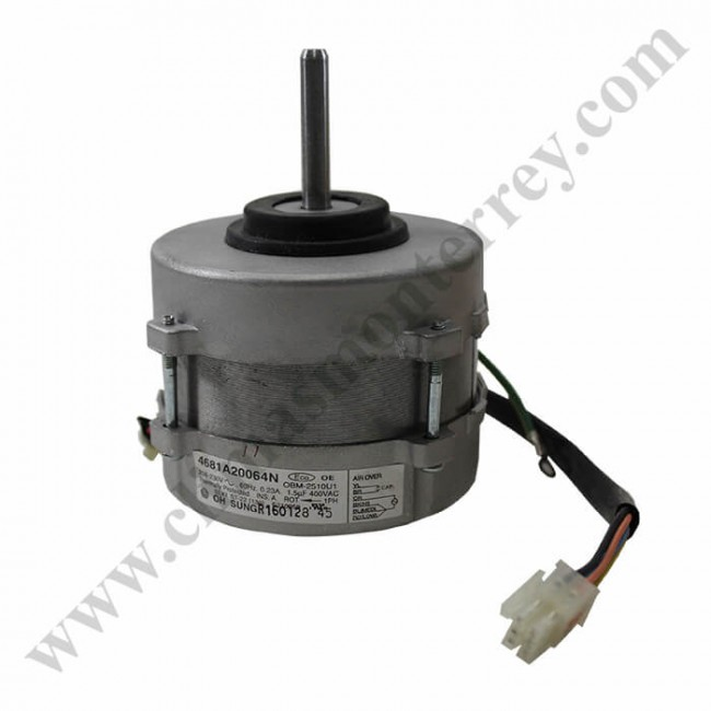 Motor Evaporador Para Minisplit Lg,4681A20064N, 208-230V,0.23A, Capacitor 1.5Mf, 400V - 4681A20064N