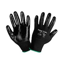 Guantes de nylon recubiertos de nitrilo, medianos,Pretul - GU-122P / 20027