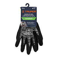 Guantes de nylon recubiertos de nitrilo arenoso, grandes - GU-133 / 17065