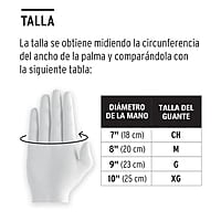 Guantes de poliéster con recubrimiento de nitrilo, grandes - GU-153 / 18027