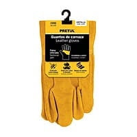 Guantes de carnaza, cortos, Pretul - GU-225 / 23262