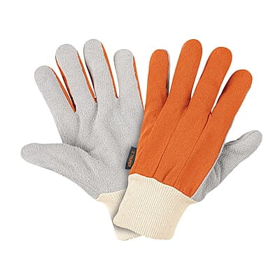 Guantes carnaza y loneta, uso ligero - GU-265 / 14244