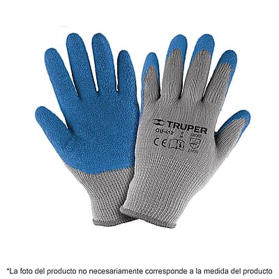 Guantes de poliéster recubiertos de latex, chicos - GU-411 / 15265