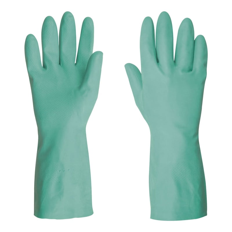 Guantes de nitrilo verde, multiusos, chicos - GU-821 / 15322