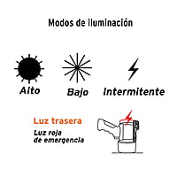 Lámpara recargable de LED alta potencia, 300 lm - LARE-300 / 12983