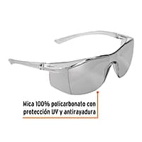 Lentes de seguridad, mica espejo plata, Ultralite - LEN-LEP / 10822