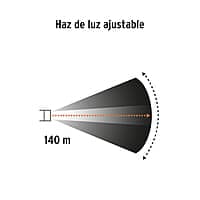 Linterna de minero, 125 lúmenes, 1 LED, recargable - LI-CA-60R / 10617