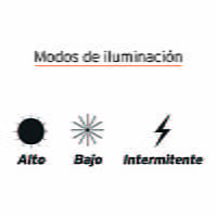 Linterna de minero, 300 lúmenes, 1 LED, recargable - LI-CA-300R / 12890