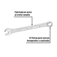 Llave combinada, mm, 8 x 120 mm, Pretul - LL-2008MP / 21902