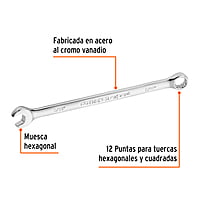 Llave combinada, extralarga, 5/16' x 145 mm - LL-2010 / 15591