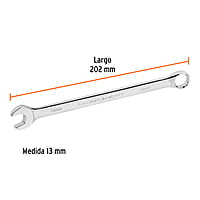 Llave combinada, extralarga, milimétrica, 13 x 202 mm - LL-2013M / 15617