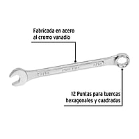 Llave combinada, 7/16' x 130 mm, Pretul - LL-1214P / 21883