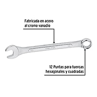 Llave combinada, mm, 15 x 190 mm, Pretul - LL-2015MP / 21909