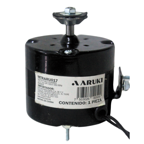 Motores Fraccionarios MTRARU017 1/40 HP Voltaje 127 Amperes 0.95 Hz 60 watts 18 RPM 1550 Rotacion CCW CON BASE - MTRARU017