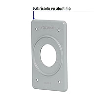 Placa para intemperie tipo FS, sencilla, de sobreponer - PAFSE-S / 46431