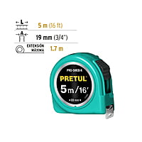 flexómetro-verde-5-m-cinta-19-mm-pretul-tarjeta-plástic-pro-5meb-r-21612