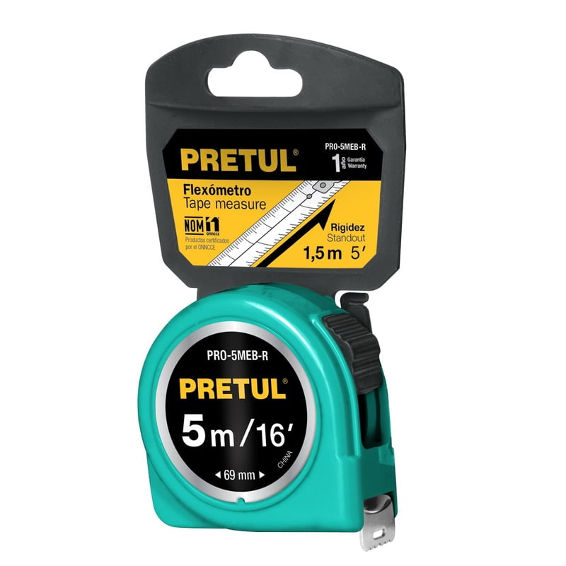 flexómetro-verde-5-m-cinta-19-mm-pretul-tarjeta-plástic-pro-5meb-r-21612